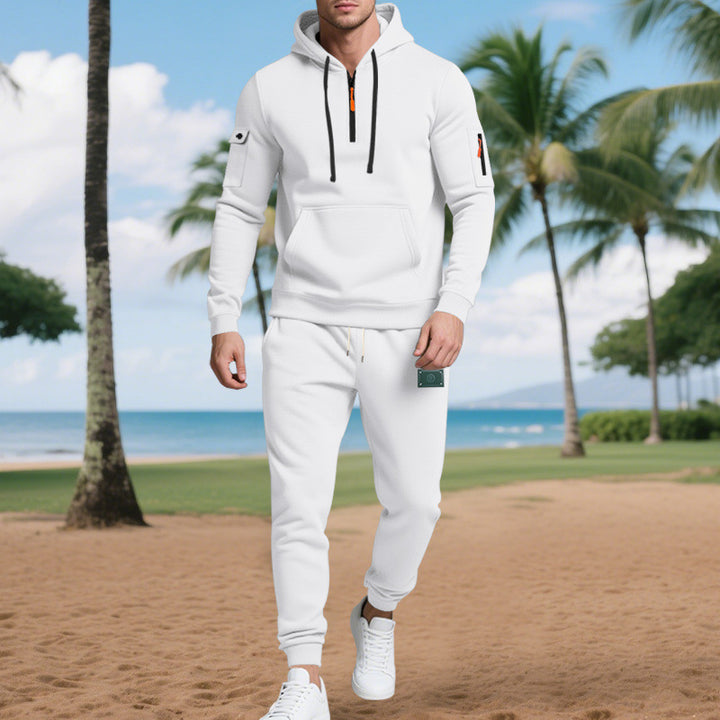 Herren Freizeit-Sweatset mit praktischen Taschen und Kordelzug Echoarchiv