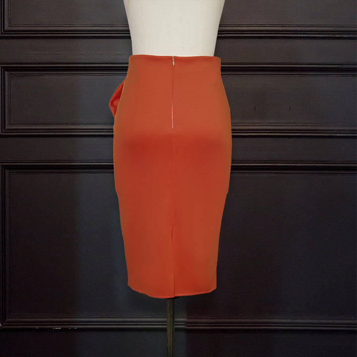 Damen eleganter Bleistiftrock mit voluminösem Schleifenakzent Echo Archiv