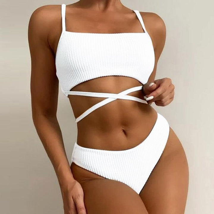 Damen Zweiteiliges Bikiniset mit raffiniertem Schnitt Echo Archiv