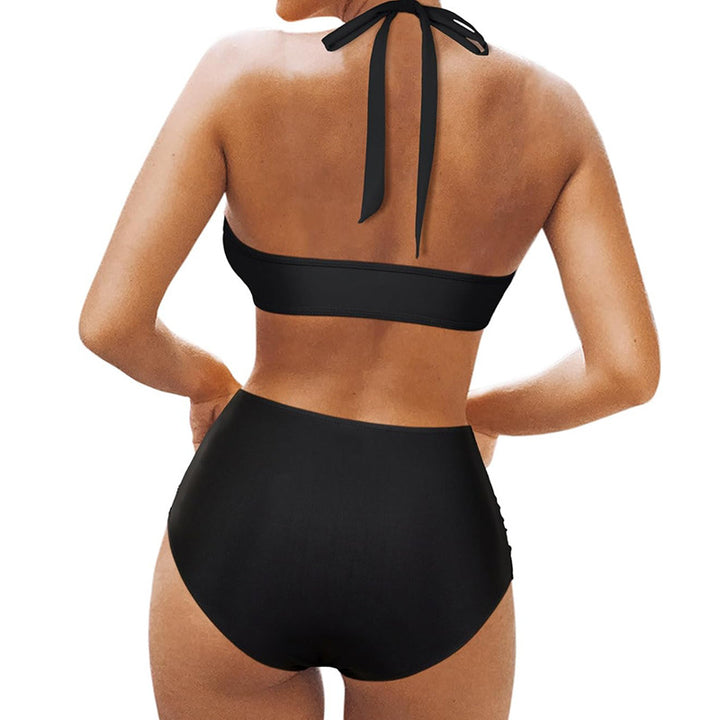 Damen Bikini-Set mit transparenten Details und aufregendem Leopardenmuster Echo Archiv