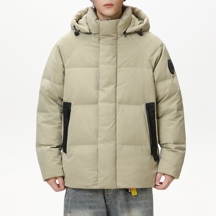 Herren Ultraleichte Steppjacke mit Kapuze Echoarchiv
