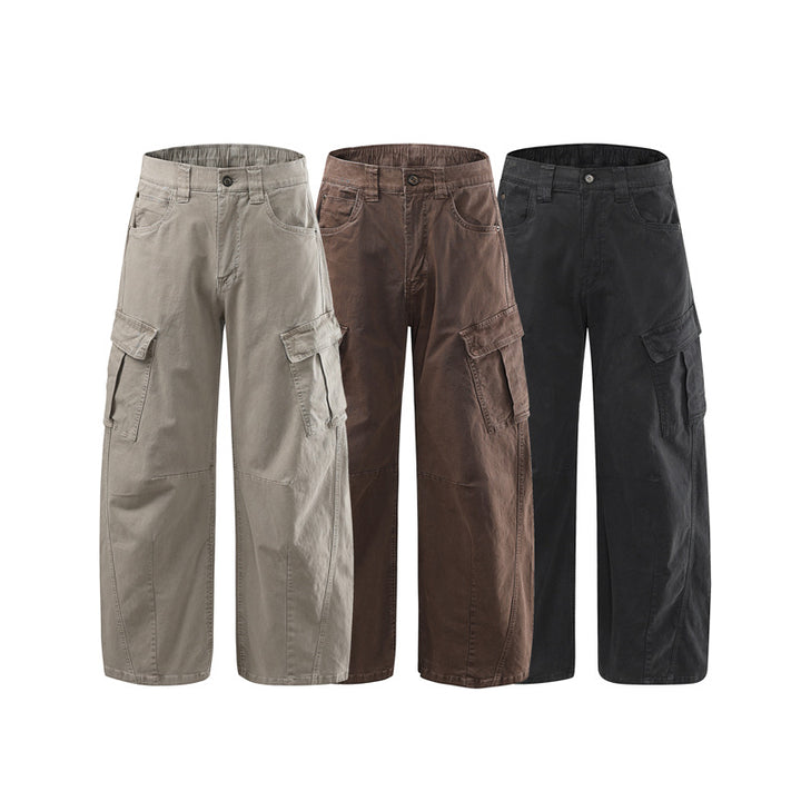 Damen Weite Baumwoll‑Cargo‑Culotte mit Multifachtaschen Echo Archiv