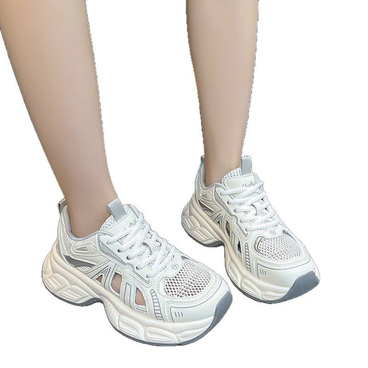 Damen Sportliche Mesh-Sneaker mit atmungsaktiver Konstruktion und dämpfender Sohle Echo Archiv