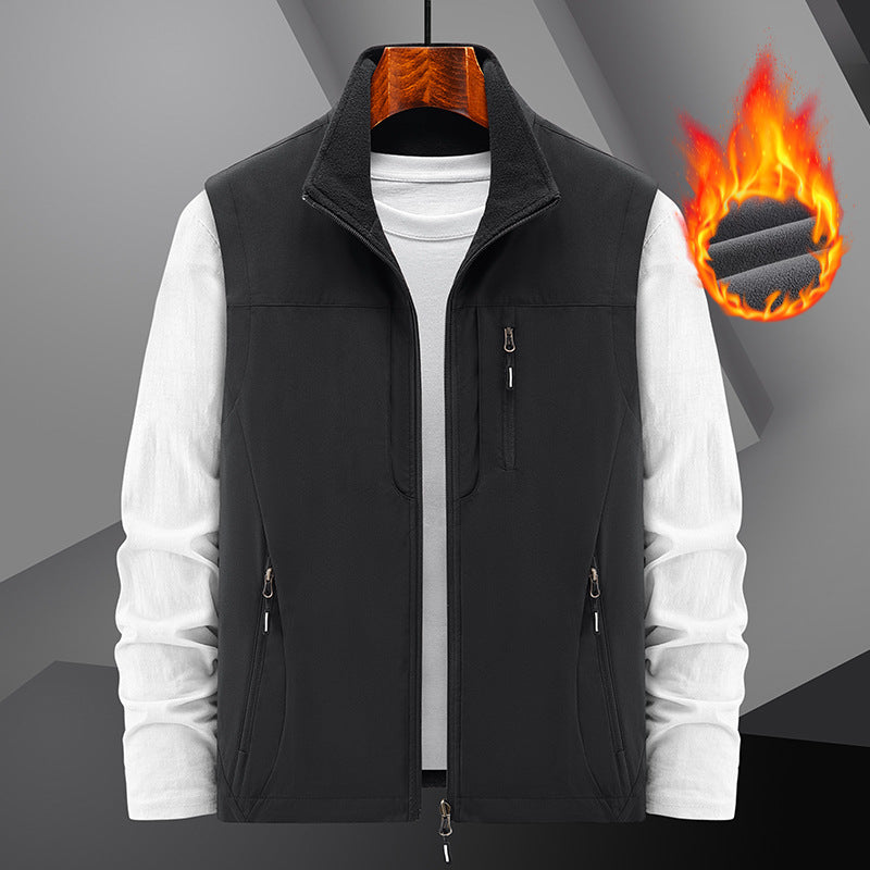 Herren Wärmeisolierte Fleece-Weste Echo Archiv