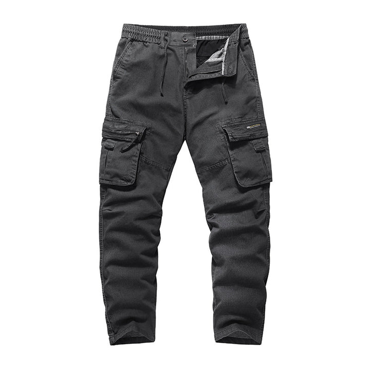 Herren Cargo-Hose mit multifunktionalen Taschen und elastischem Bund Echoarchiv