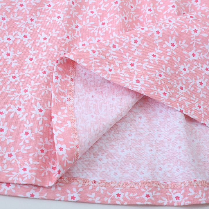 Mädchen Freizeitkleid mit floralem Design und Knopfdetails Echo Archiv
