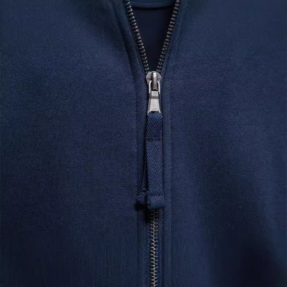 Herren SwEchoarchivtjacke mit hohem Kragen und durchgehendem Reißverschluss Echoarchiv
