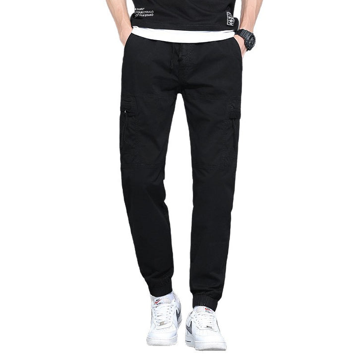 Herren Urbaner Tactical-Cargo-Jogger mit ergonomischen Kniefalten, integrierter Schlüsselöse und elastischem Knöchelabschluss Echo Archiv