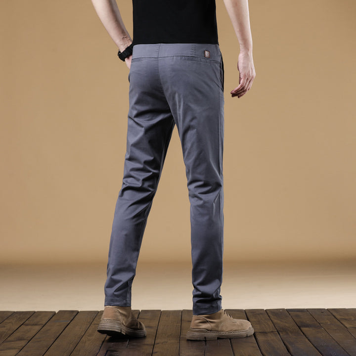 Herren Locker geschnittene Baumwoll-Chino mit Komfortbund und dezentem Stretch Echo Archiv