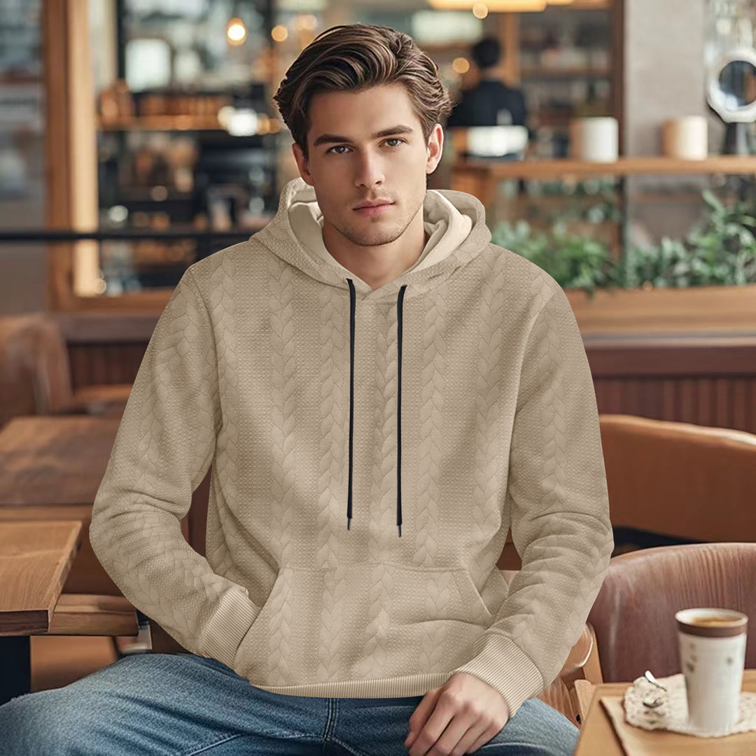 Herren Kapuzenpullover mit strukturiertem Design von Echoarchiv