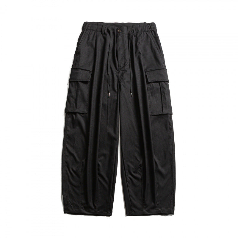 Herren Cargo-Hose im Baggy‑Schnitt mit Kordelzug und großen Pattentaschen Echo Archiv