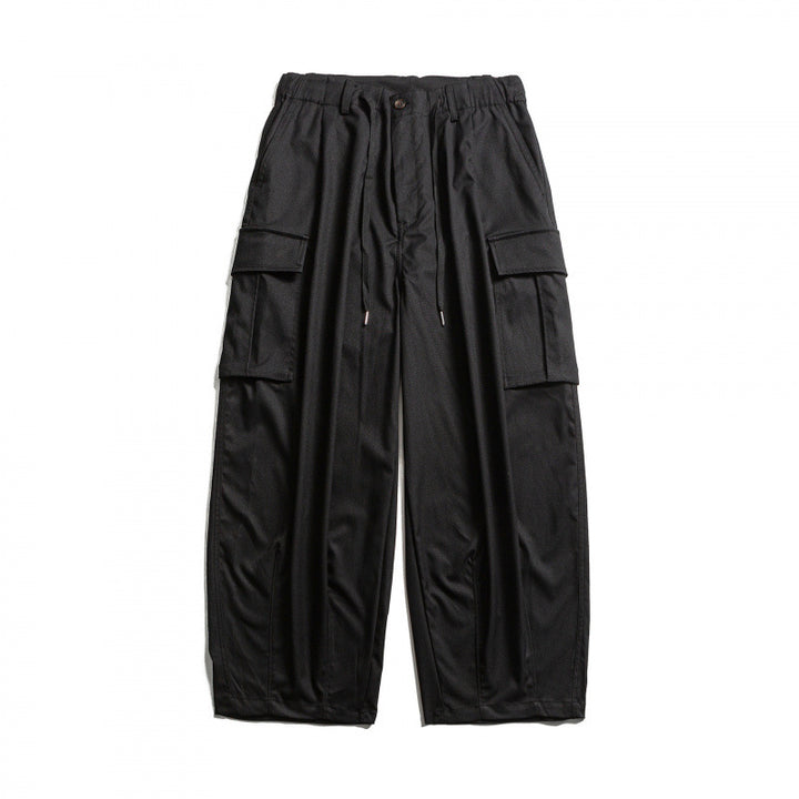 Herren Cargo-Hose im Baggy‑Schnitt mit Kordelzug und großen Pattentaschen Echo Archiv