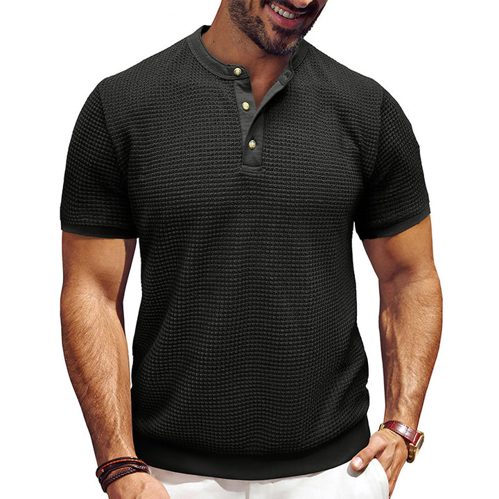 Herren Kurzarm-Shirt mit Knopfleiste Echoarchiv