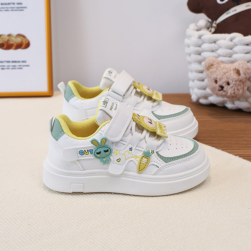 Damen Kindersneaker mit niedlichen Applikationen und praktischem Klettverschluss Echo Archiv