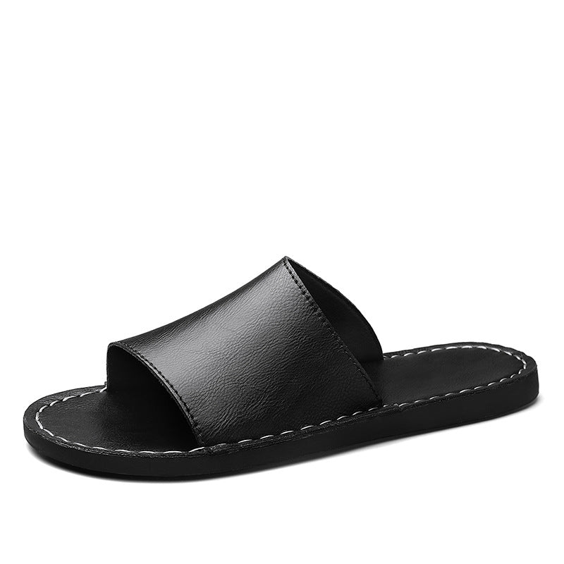 Herren Elegante und bequeme Leder-Sandalen mit verstellbarem Riemensystem – Tavélo