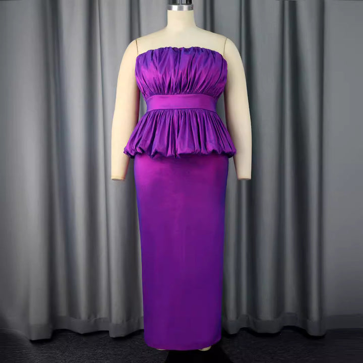 Damen Elegantes Abendkleid mit gerafftem Oberteil und figurbetonter Silhouette Echo Archiv