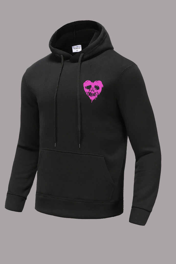 Herren Kapuzenpullover mit einzigartigem Totenkopfdesign Echoarchiv