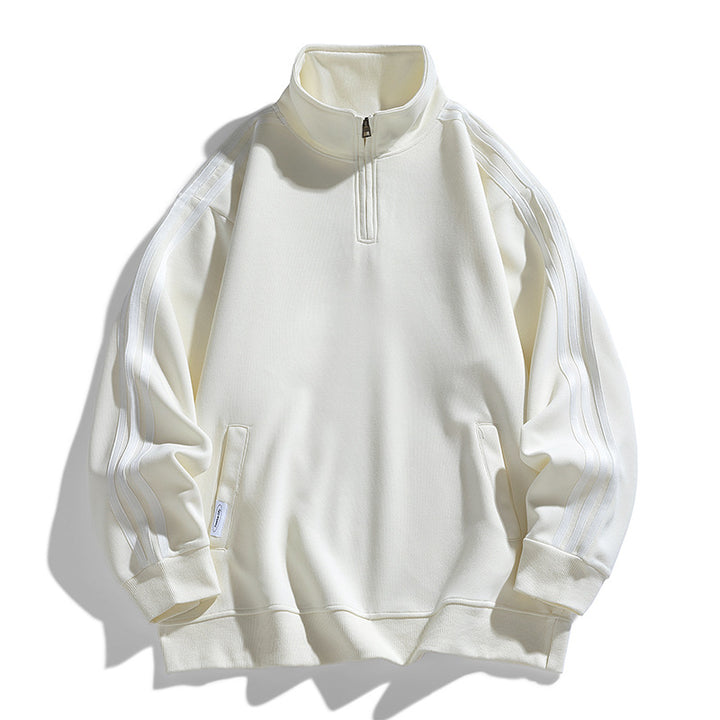 Herren sportlicher Zip-Pullover mit innovativen Seitentaschen Echoarchiv