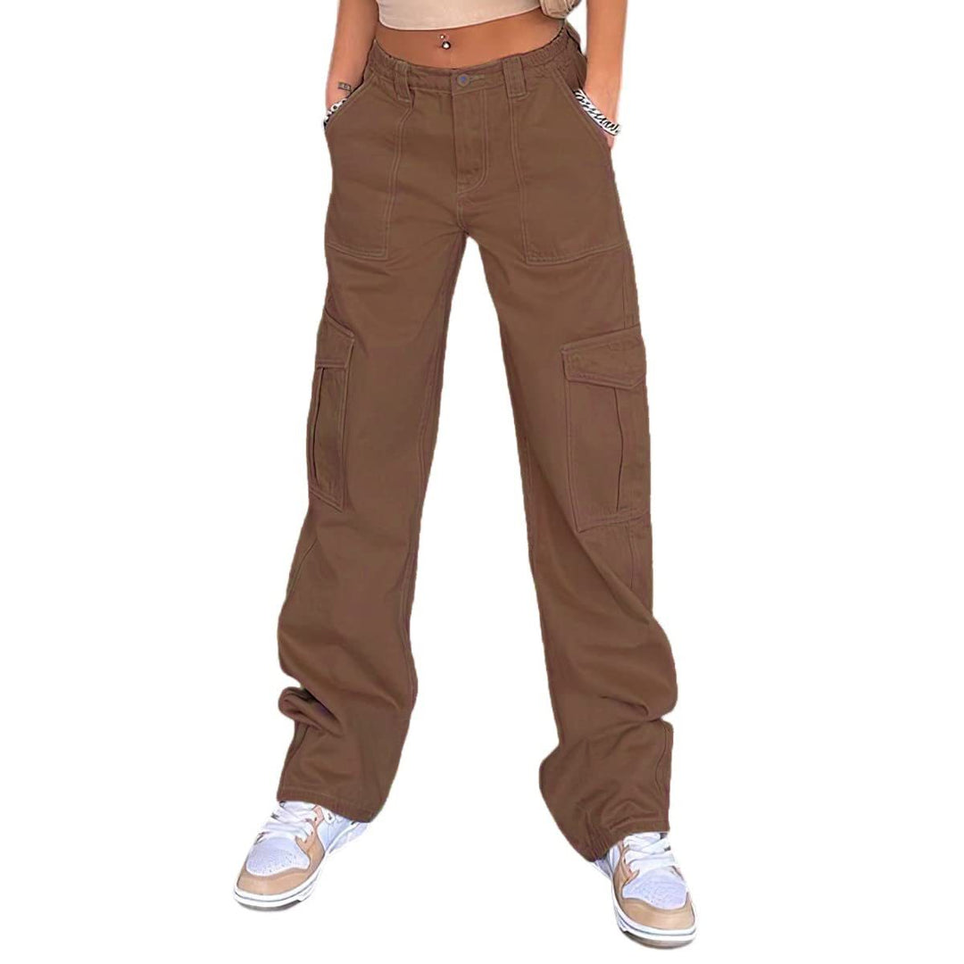 Damen Cargo-Hose mit lässigem Schnitt und praktischen Seitentaschen Echo Archiv