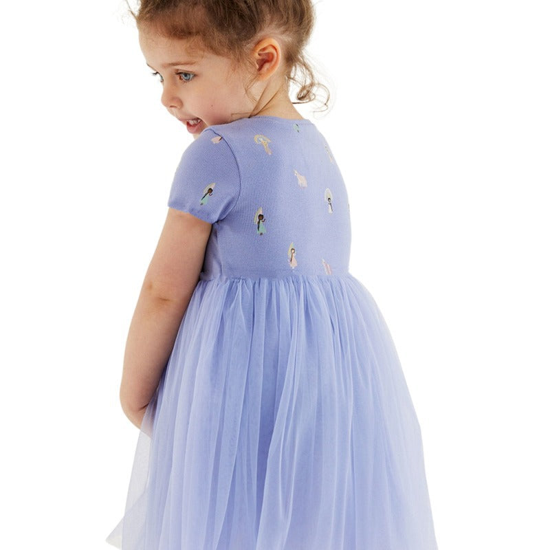Mädchen Tüll Kleid mit tierischen Applikationen Echo Archiv