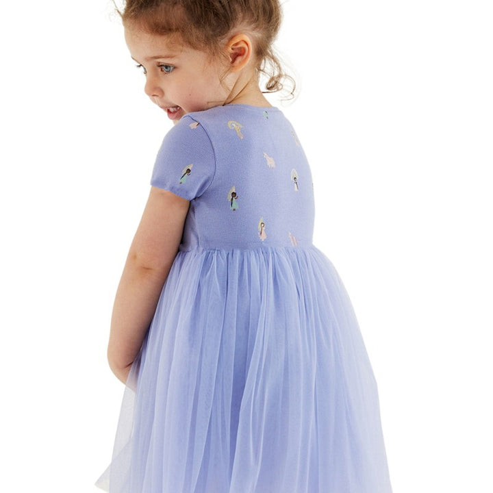 Mädchen Tüll Kleid mit tierischen Applikationen Echo Archiv