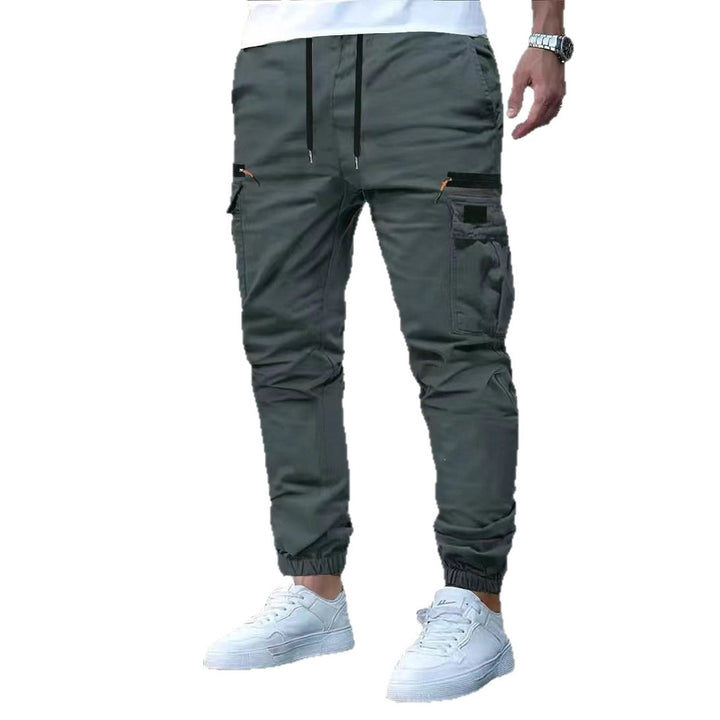 Herren Cargo-Jogginghose mit multifunktionalen Reißverschluss- und Klappentaschen, elastischem Bund & Bündchen Echo Archiv