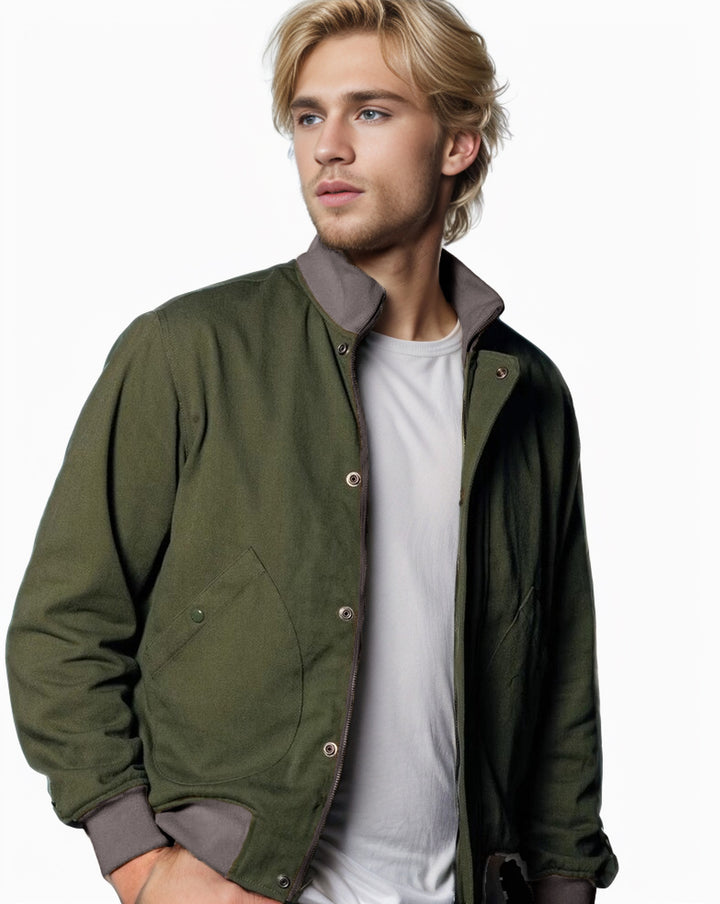 Herren modische Übergangsjacke mit zwei Taschen Echoarchiv