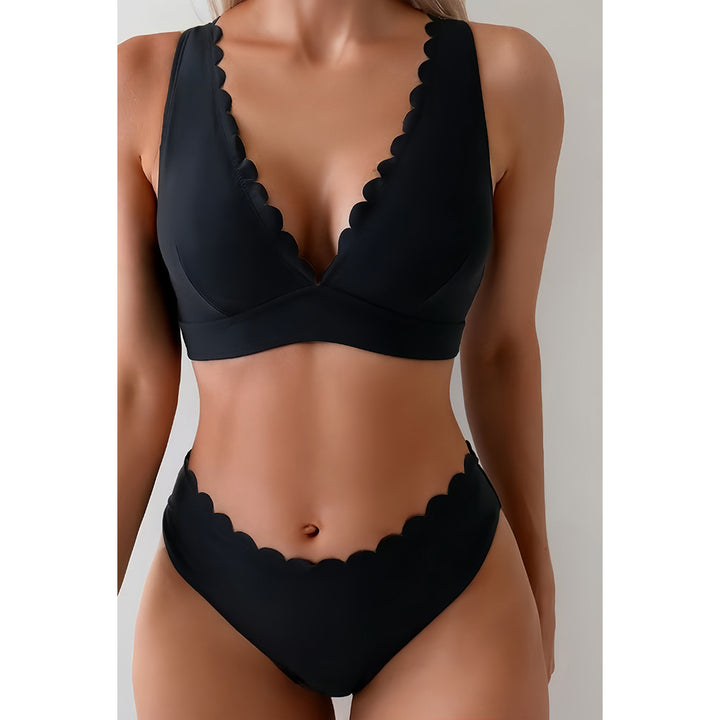 Damen Bikini mit dezentem Wellenmuster Echo Archiv