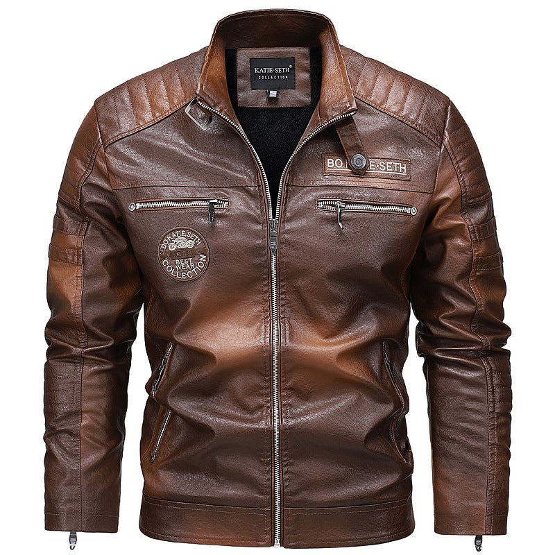 Herren Modische Bikerjacke Echo Archiv