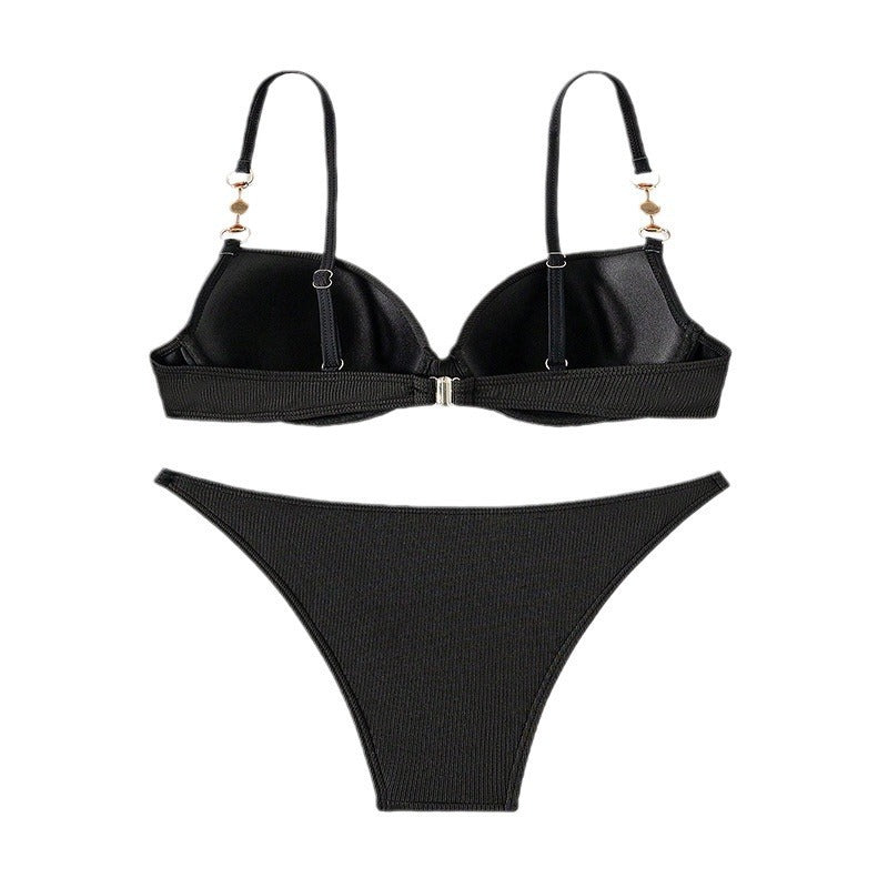 Damen Push-Up-Bikini mit eleganten Schmuckdetails Echo Archiv
