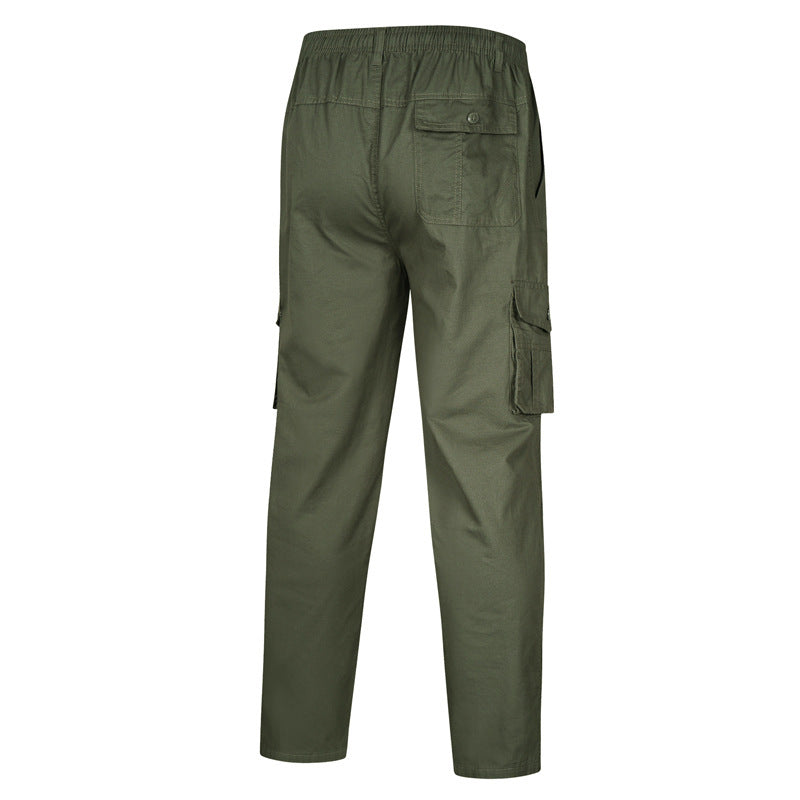 Herren locker sitzende Cargo‑Hose mit elastischem Bund und Mehrfach‑Taschen Echo Archiv