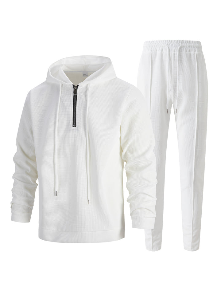 Herren Sportliches Hoodie- und Jogginghosen-Set mit atmungsaktivem Material und modischen Akzenten Echoarchiv
