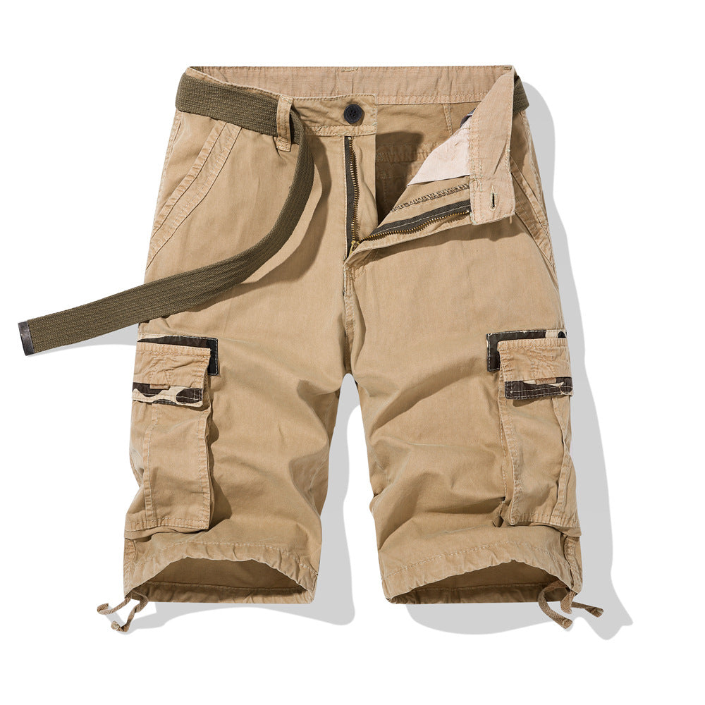 Herren Cargo-Shorts mit multifunktionalen Taschen und verstellbarem Bund Echoarchiv