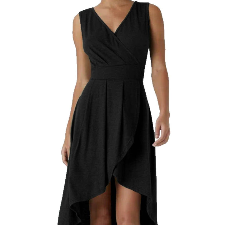 Damen Wickelkleid mit asymmetrischem Saum und elegantem Schnitt Echo Archiv