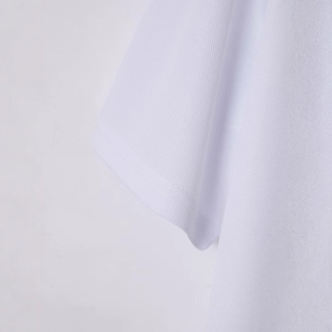 Herren Sportliches Kurzarm Poloshirt mit innovativem Grafikdesign Echoarchiv