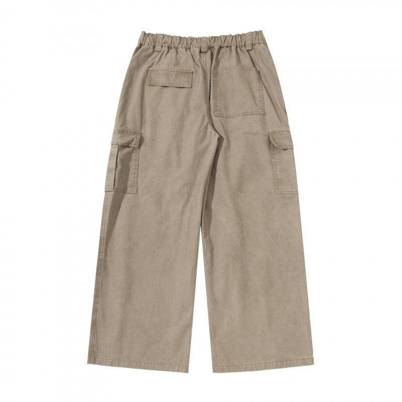 Damen Weite Cargo-Culotte-Hose aus Baumwollmix mit großen aufgesetzten Pattentaschen Echo Archiv