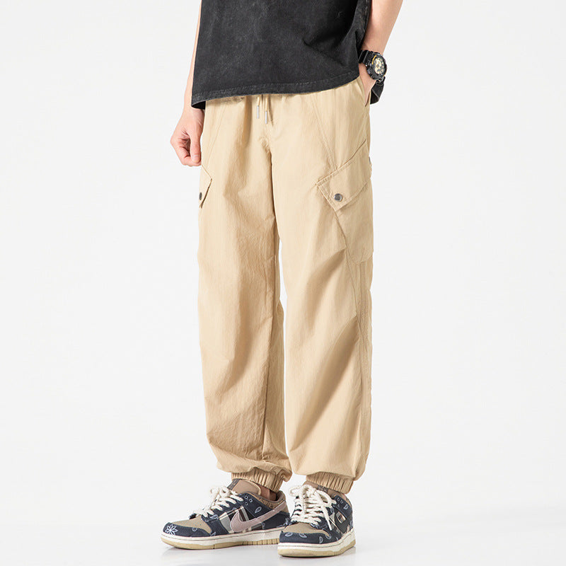 Herren utilitarische Cargo-Joggerhose mit Tunnelzugbund, Mehrfachtaschen und elastischem Knöchelabschluss Echo Archiv