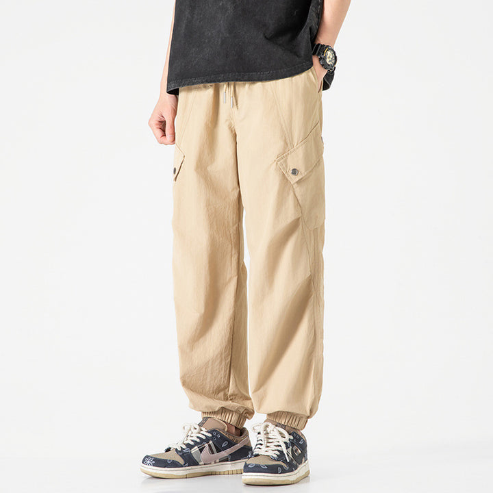 Herren utilitarische Cargo-Joggerhose mit Tunnelzugbund, Mehrfachtaschen und elastischem Knöchelabschluss Echo Archiv