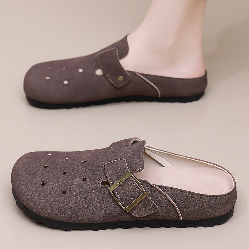 Damen nan lässiger Clog-Slipper mit verstellbarer Schnalle und ergonomischem Komfortfußbett Echo Archiv