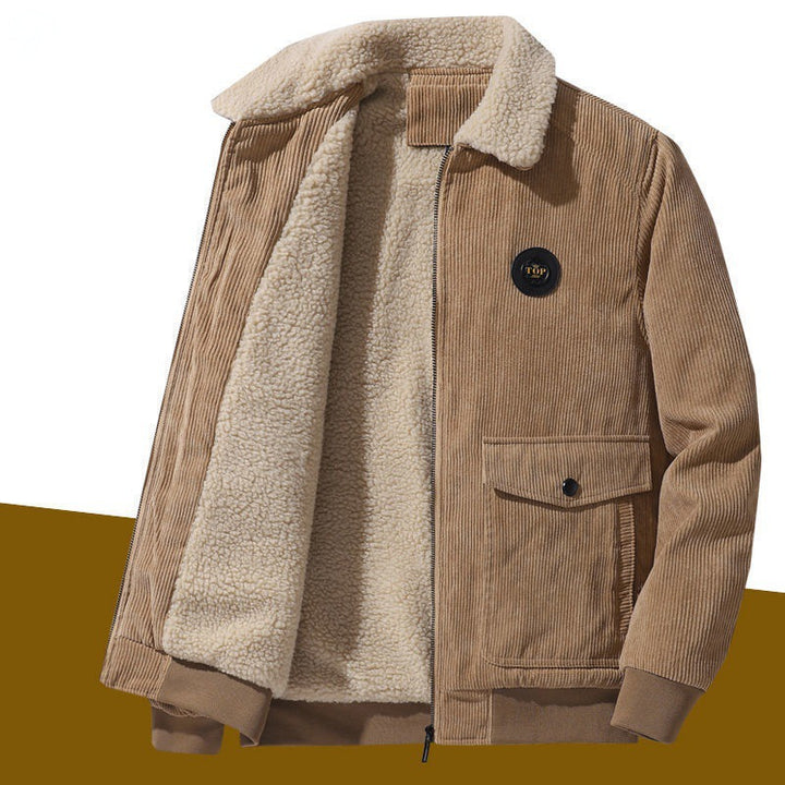 Herren Lässige Steppjacke mit Teddyfutter Echo Archiv 1787797413