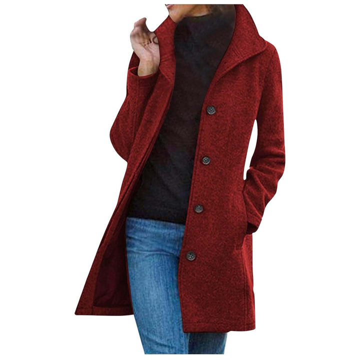 Damen eleganter Wollmantel Echoarchiv