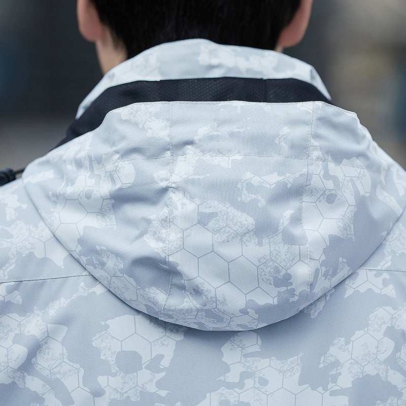 Herren stilvolle Funktionsjacke mit atmungsaktivem Futter Echoarchiv