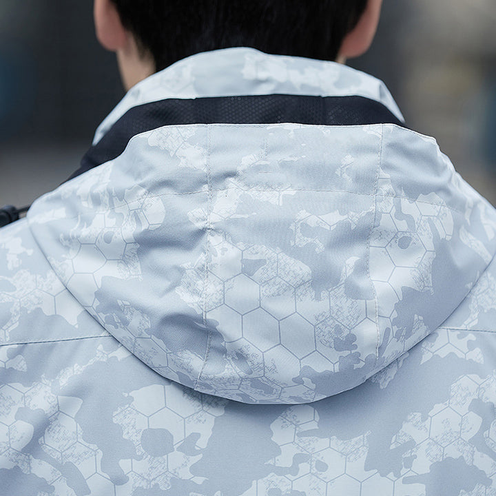 Herren stilvolle Funktionsjacke mit atmungsaktivem Futter Echoarchiv