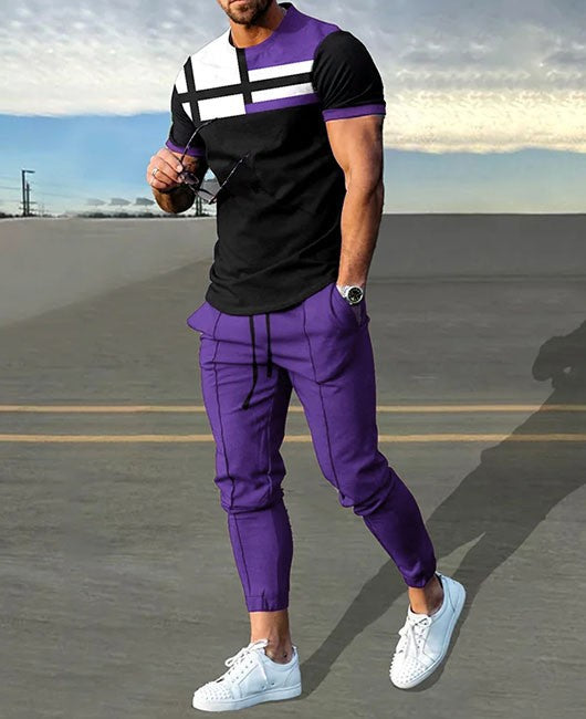Herren Poloshirt mit modernem Farbblockdesign und lässiger Passform Echoarchiv