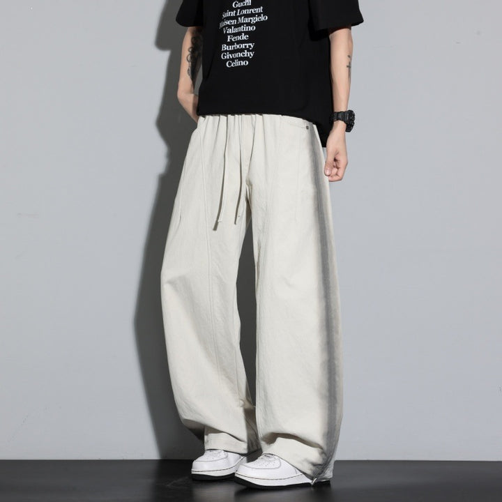 Damen Weite Lagen-Loungehose mit Cargo-Details & elastischem Tunnelzug Echoarchiv