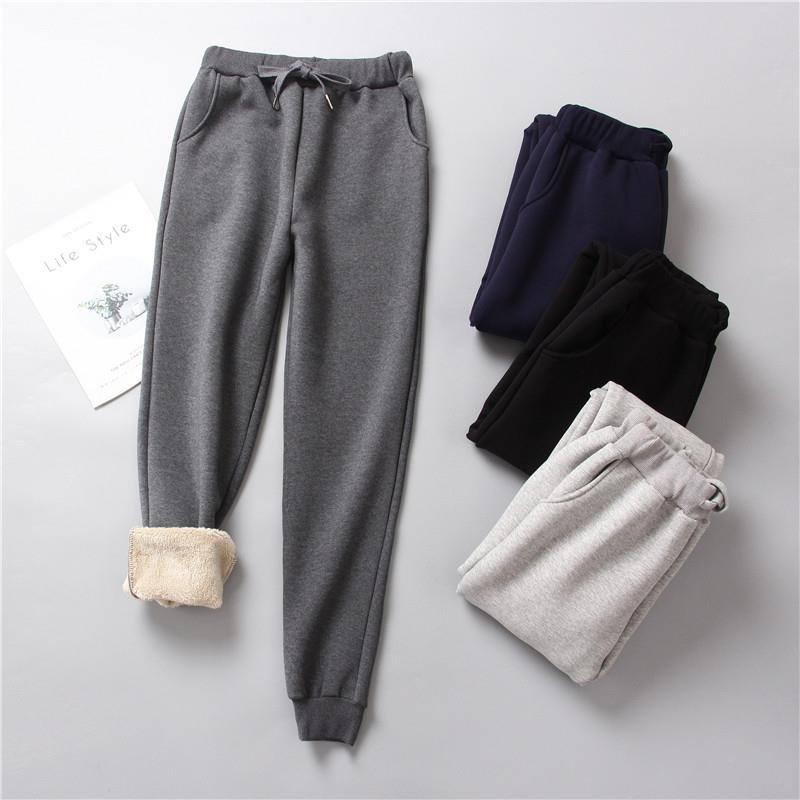 Damen nan gefütterte Therm-Jogginghose mit Kordelzug, seitlichen Eingrifftaschen und schmalem Bein Echo Archiv