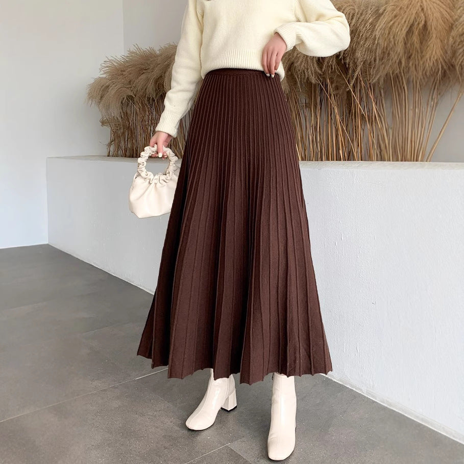 Damen Eleganter Plissee-Rock Echo Archiv