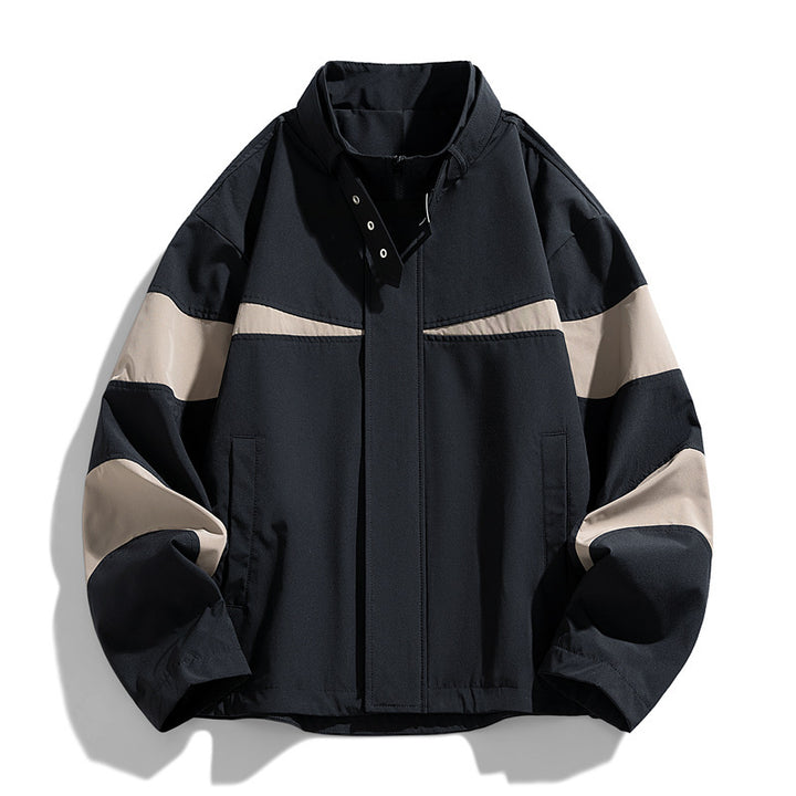 Herren Modische Sportjacke mit hohem Kragen Echo Archiv