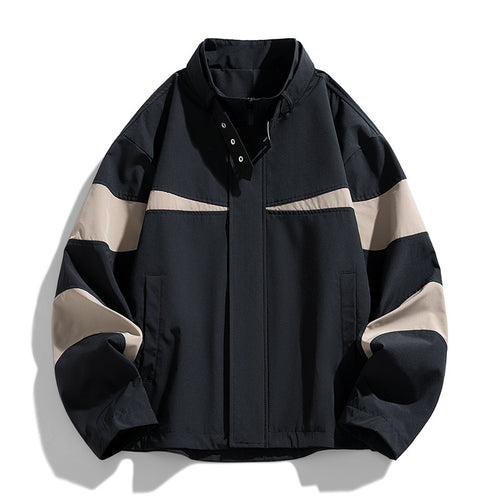 Herren Modische Sportjacke mit hohem Kragen Echo Archiv