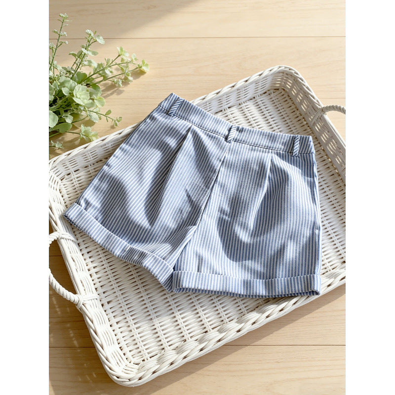 Damen Shorts mit gestreiftem Design und bequemer Passform Echo Archiv